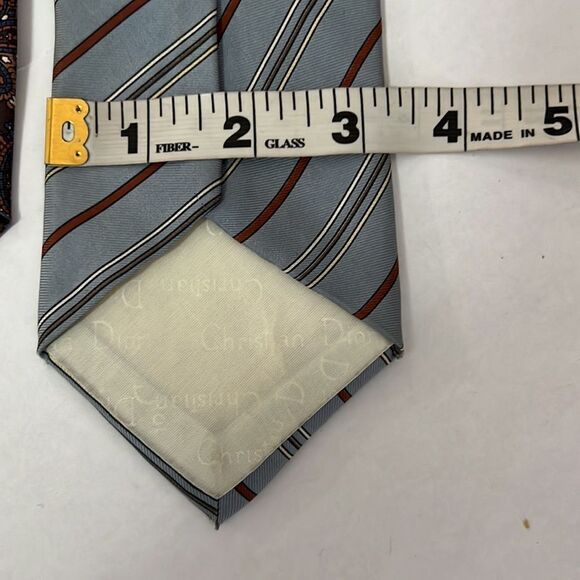 CHRISTIAN DIOR PARIS ALL SILK TIES - Picture 8 of 9
